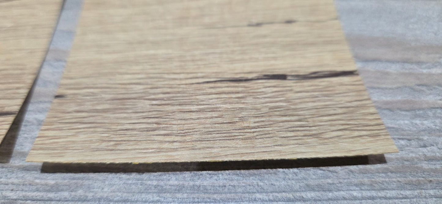 Natural Halifax Oak / Coco Bolo Self Adhesive Screw Caps 13mm