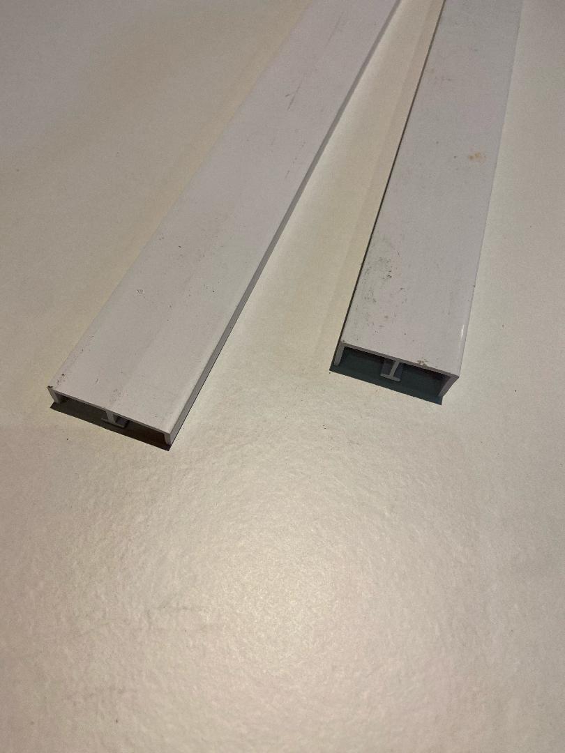 12mm Sliding Door Track White Free Mainland Delivery