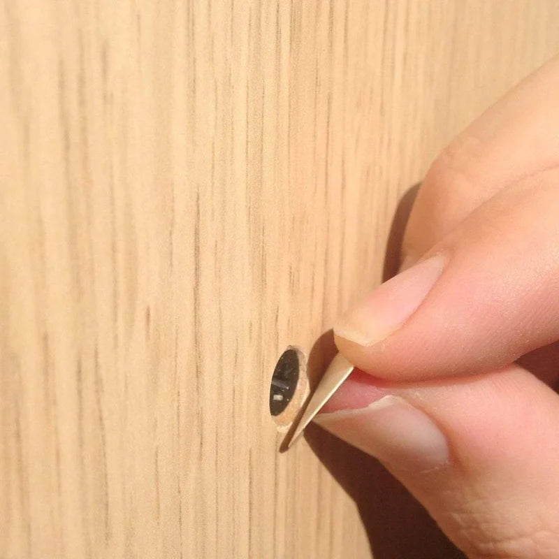 Lancaster Oak Kwik Caps Self Adhesive Screw Caps