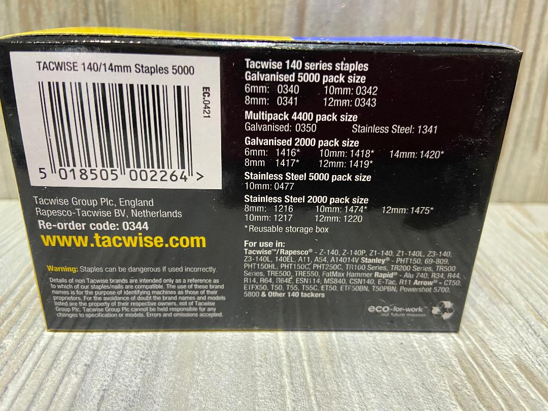 8mm Type 140 Staples