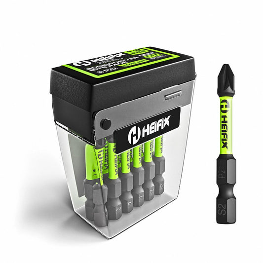 PZ2 Impact Screwdriver Bit Set 50mm (Magnetic) – 12 Pack