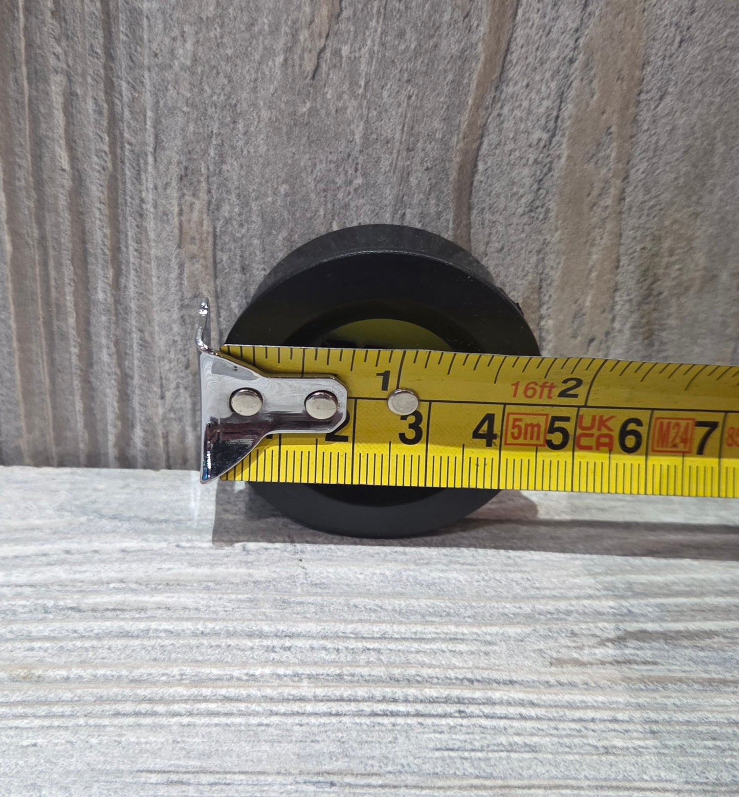 Black Recessed Circular Vivarium Thermometer Humidity