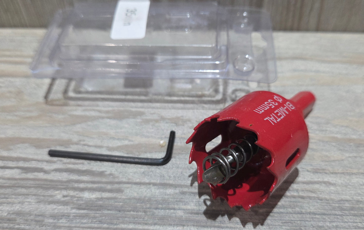 35mm Bi metal Hole Saw Drill Bit Arbor Pilot Hole Saw Metal Wood Plastic