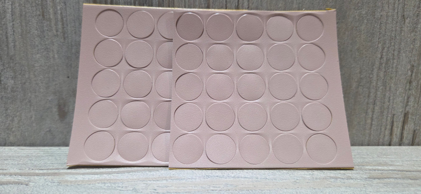 Antique Rose Self Adhesive Screw Caps 13mm