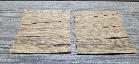 Natural Halifax Oak / Coco Bolo Self Adhesive Screw Caps 13mm