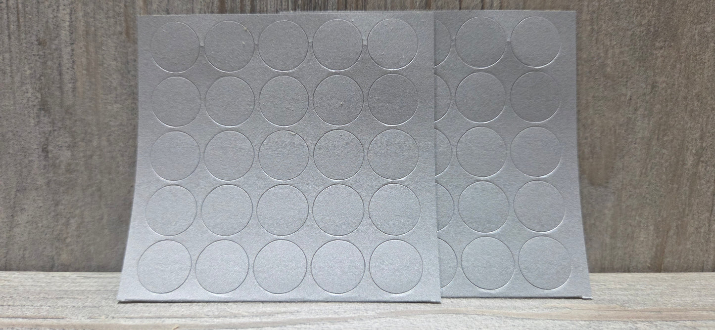 Aluminium Self Adhesive Screw Caps 13mm