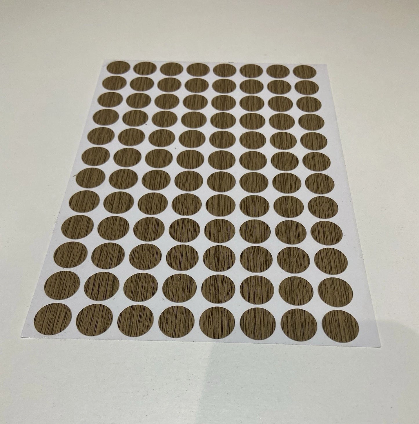 Antique Oak Self Adhesive Screw Caps 13mm