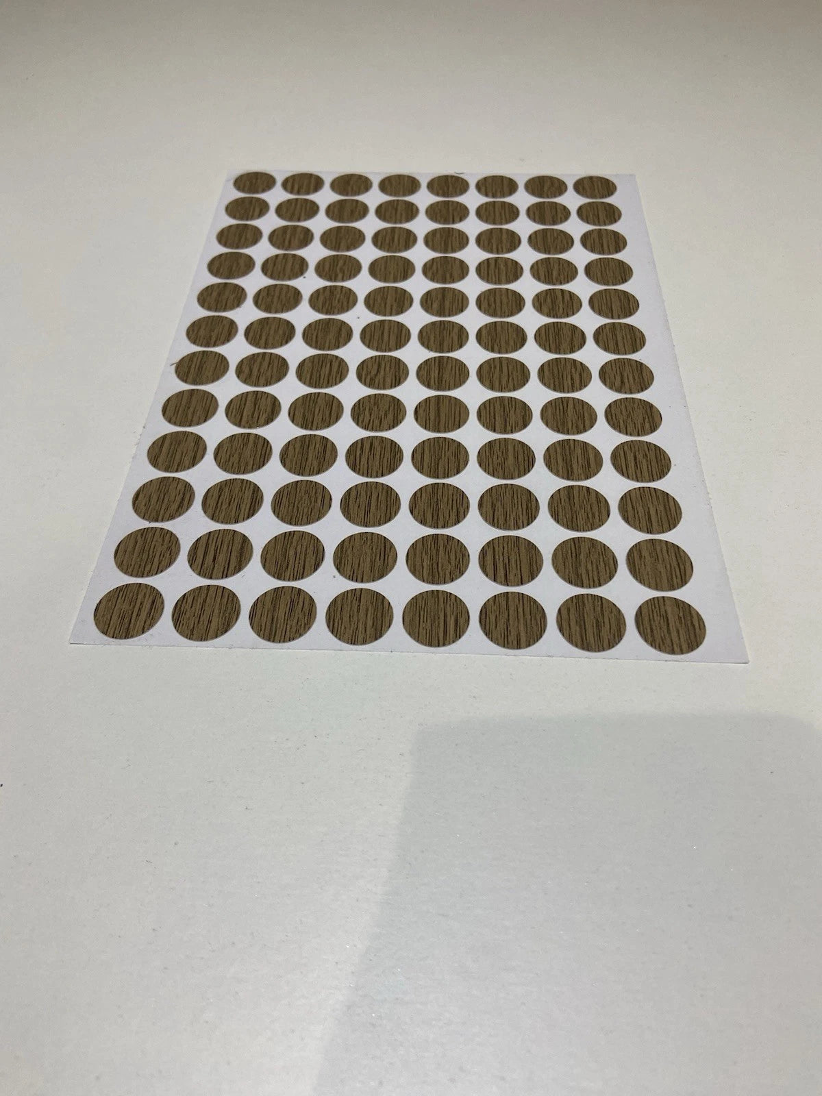 Antique Oak Self Adhesive Screw Caps 13mm