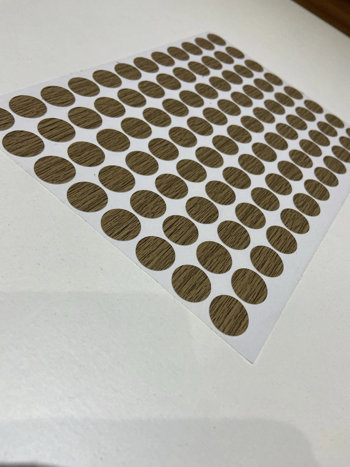 Antique Oak Self Adhesive Screw Caps 13mm