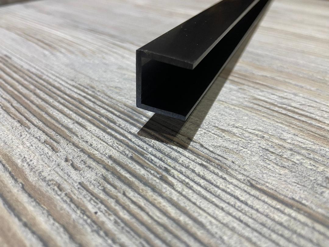15mm Black C Section U Section
