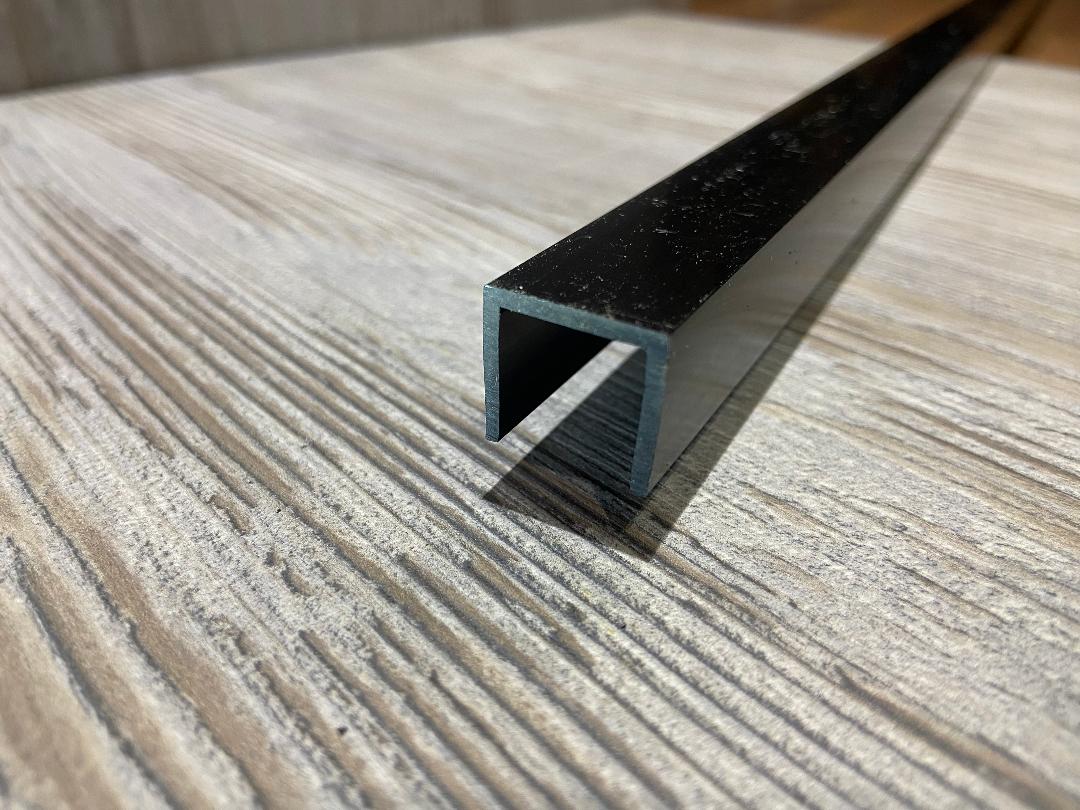 15mm Black C Section U Section