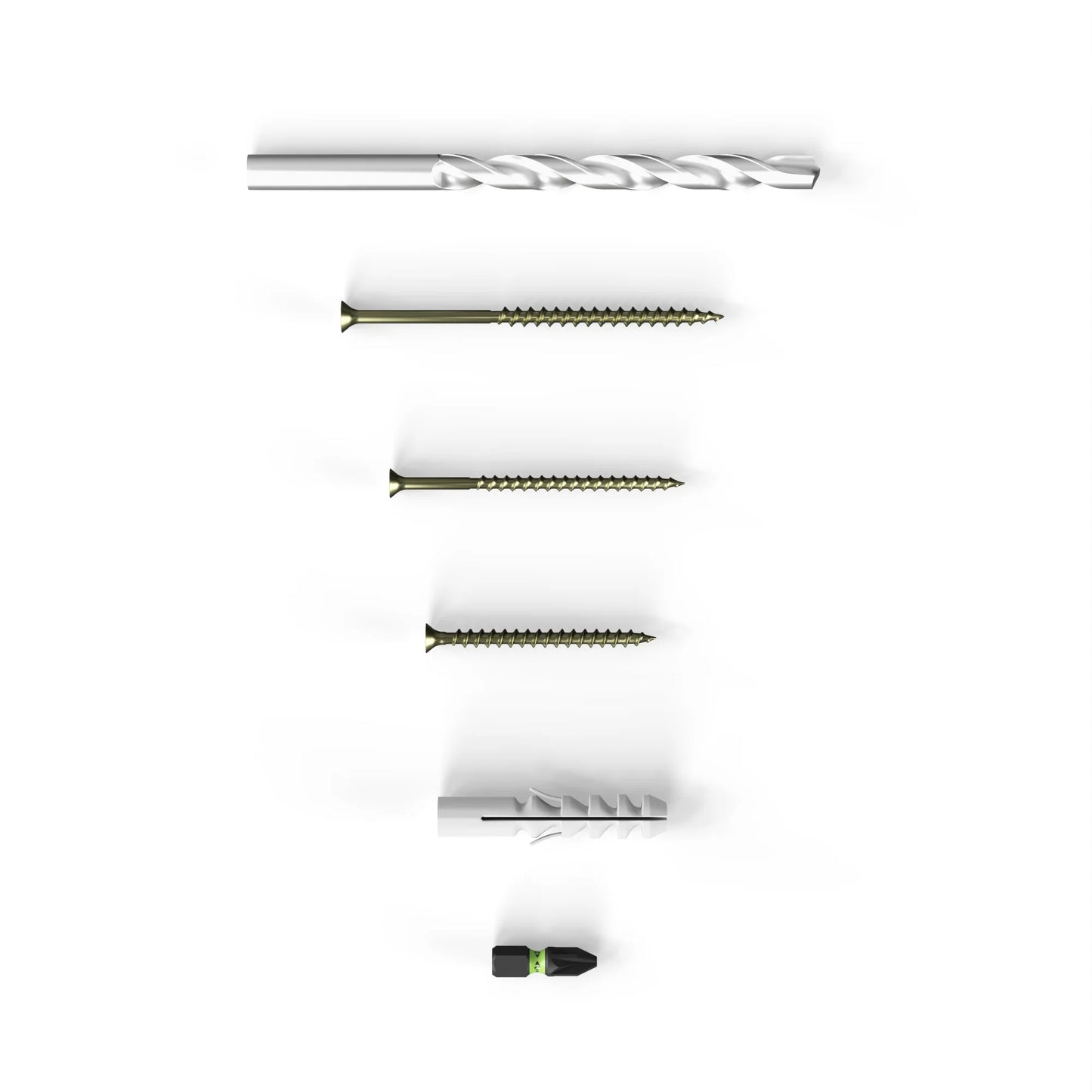 320pc Assorted Screw and Plug Set + Free Masonry drill bit + Free Pozi Bit