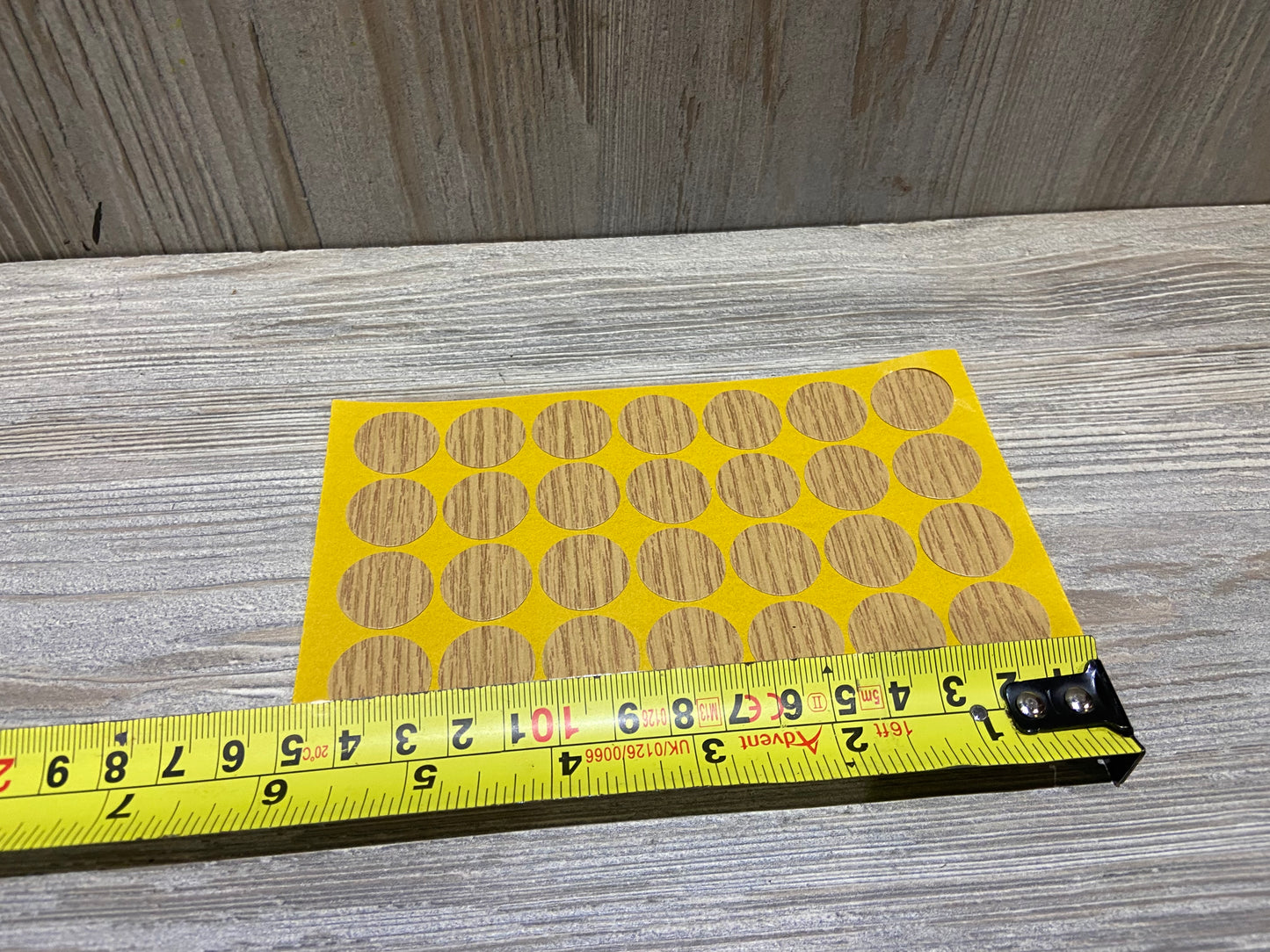 Oak Self Adhesive Screw Caps 20mm