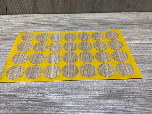 Bardolino Oak Self Adhesive Screw Caps 20mm