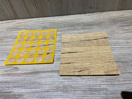 Bardolino Oak Self Adhesive Screw Caps 13mm