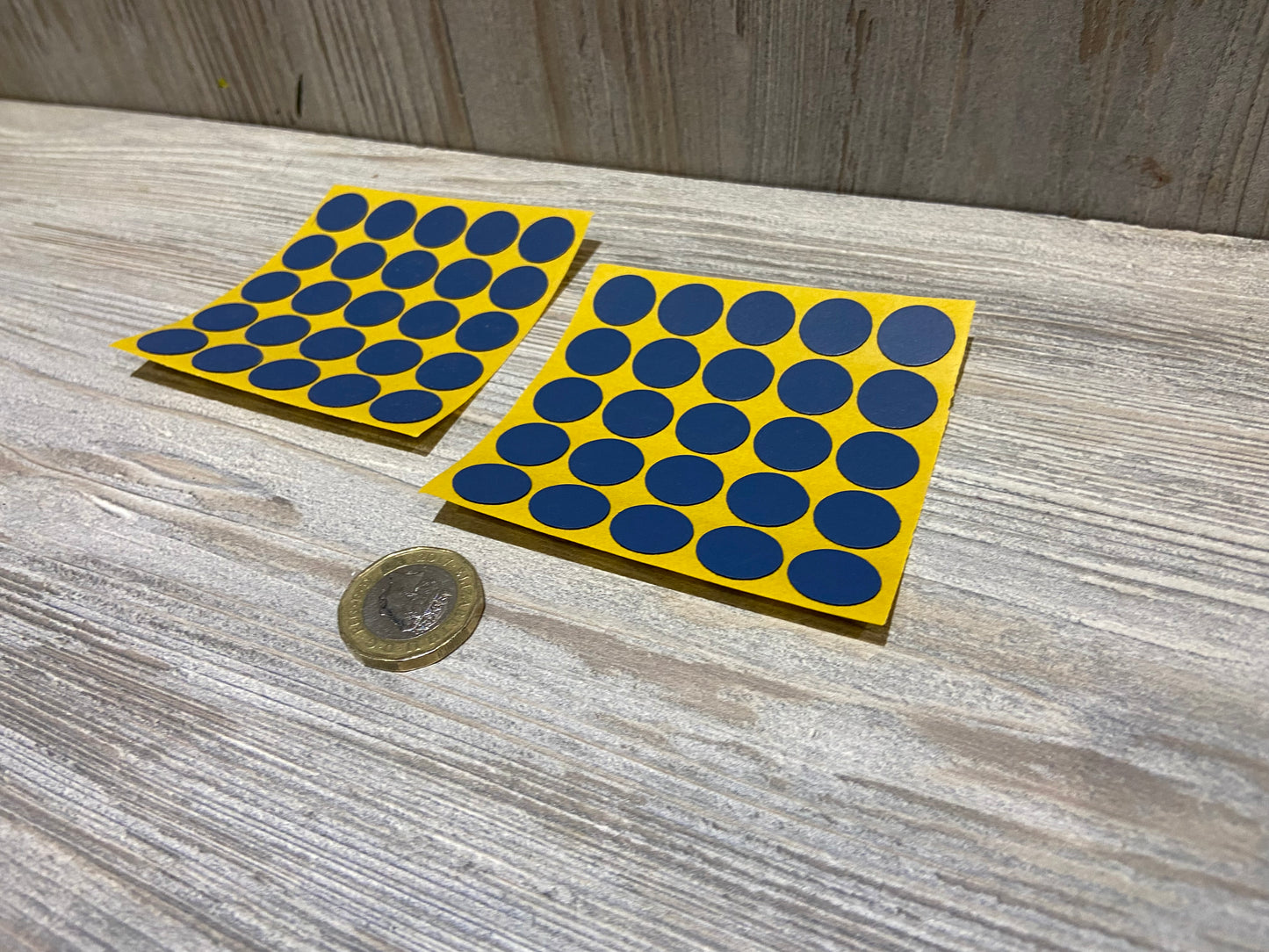 Tyrolean Blue Self Adhesive Screw Caps 13mm