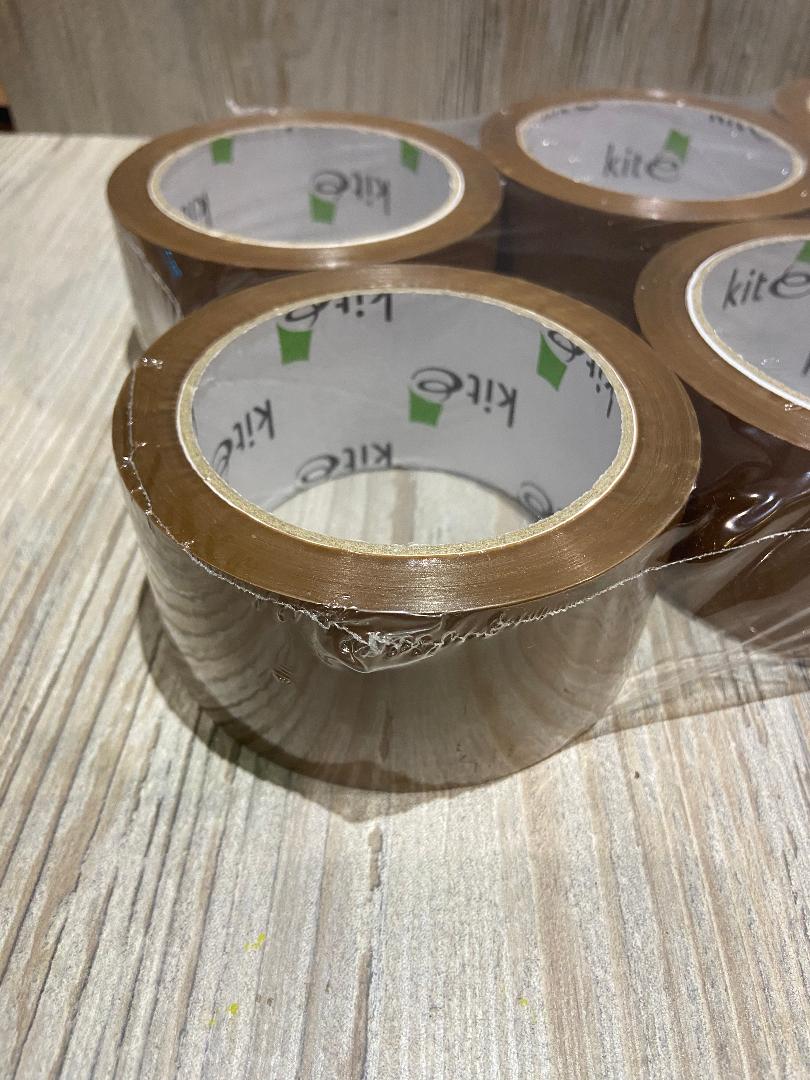 6 x Brown Packaging Tape