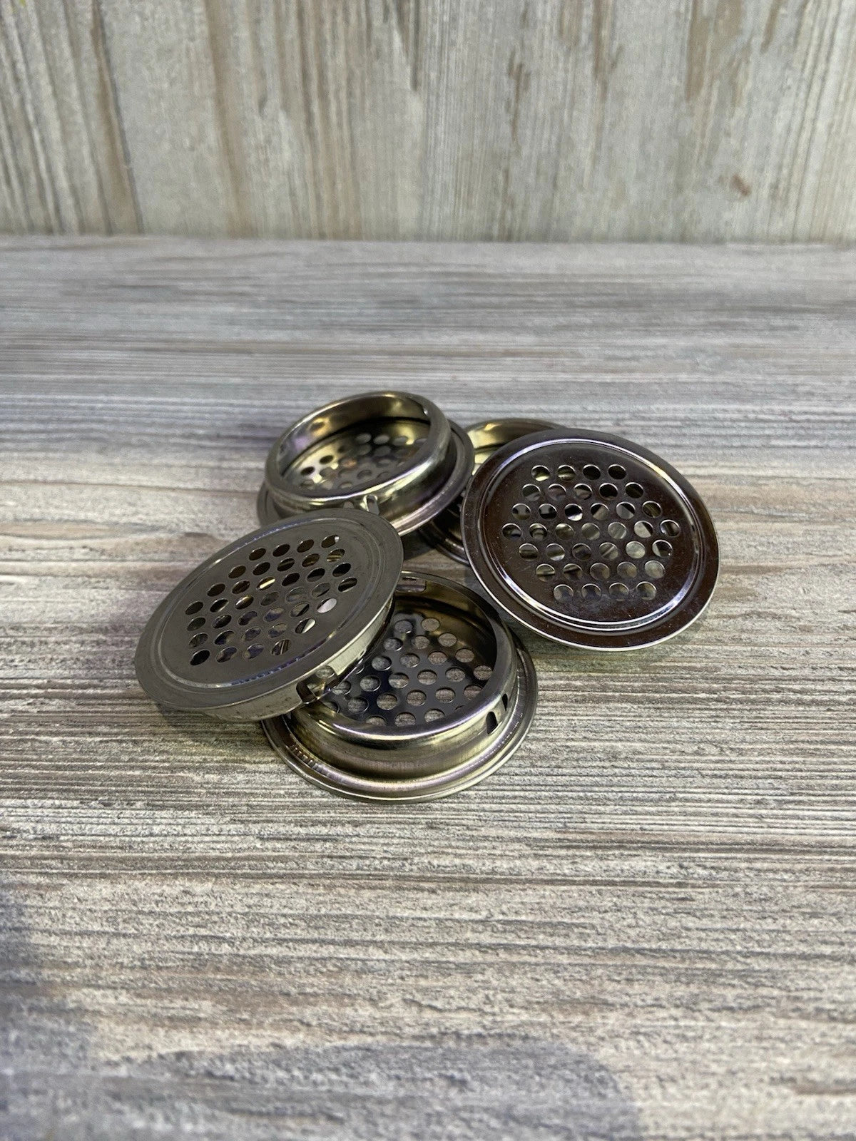 5 x Chrome Steel Vivarium Vents 35mm