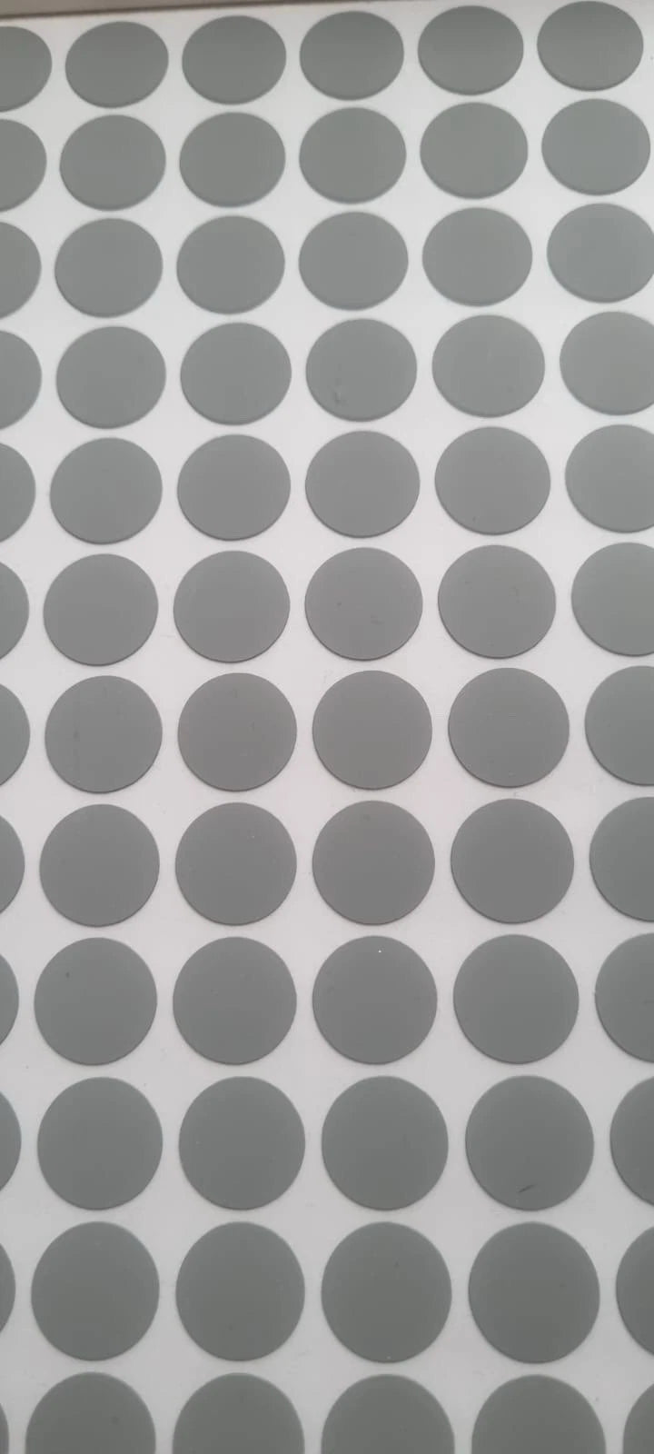 Grey Self Adhesive Screw Caps 13mm