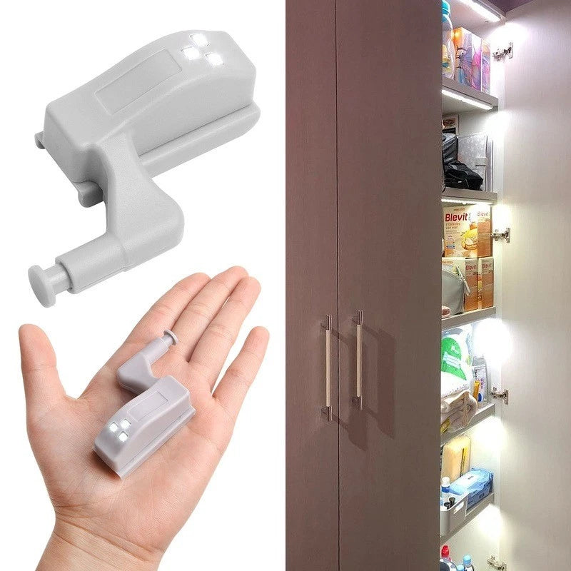Smart Sensor Light Kitchen Cabinet Closet Cupboard Wardrobe Hinge Lights