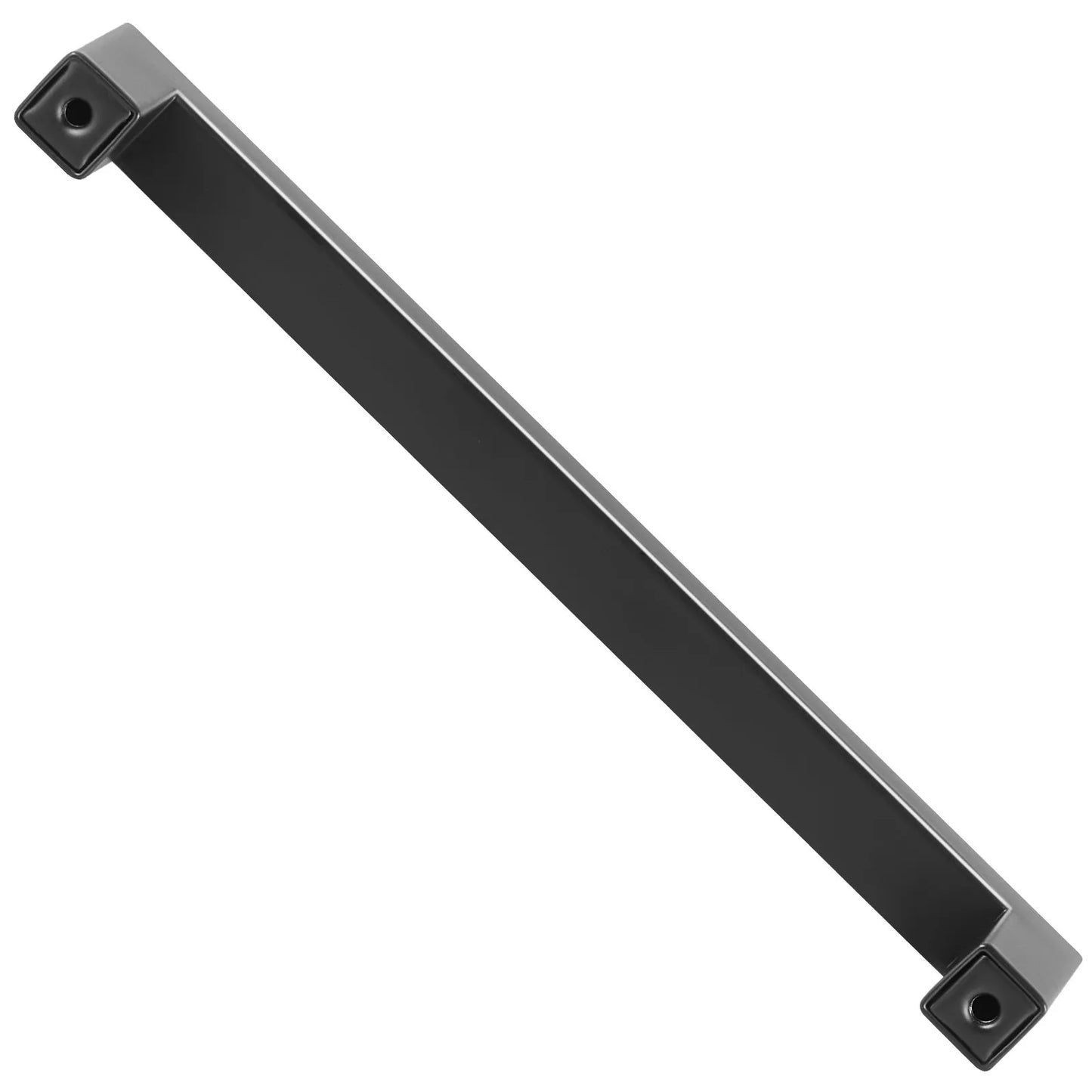 Black Modern Square Cabinet Handles 5" (128mm) 10pc