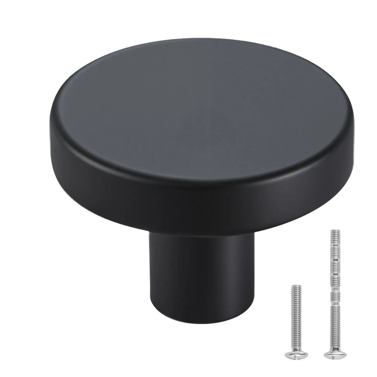 Black Modern Knobs 10pc