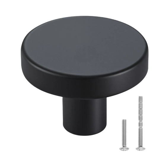 Black Modern Knobs 10pc