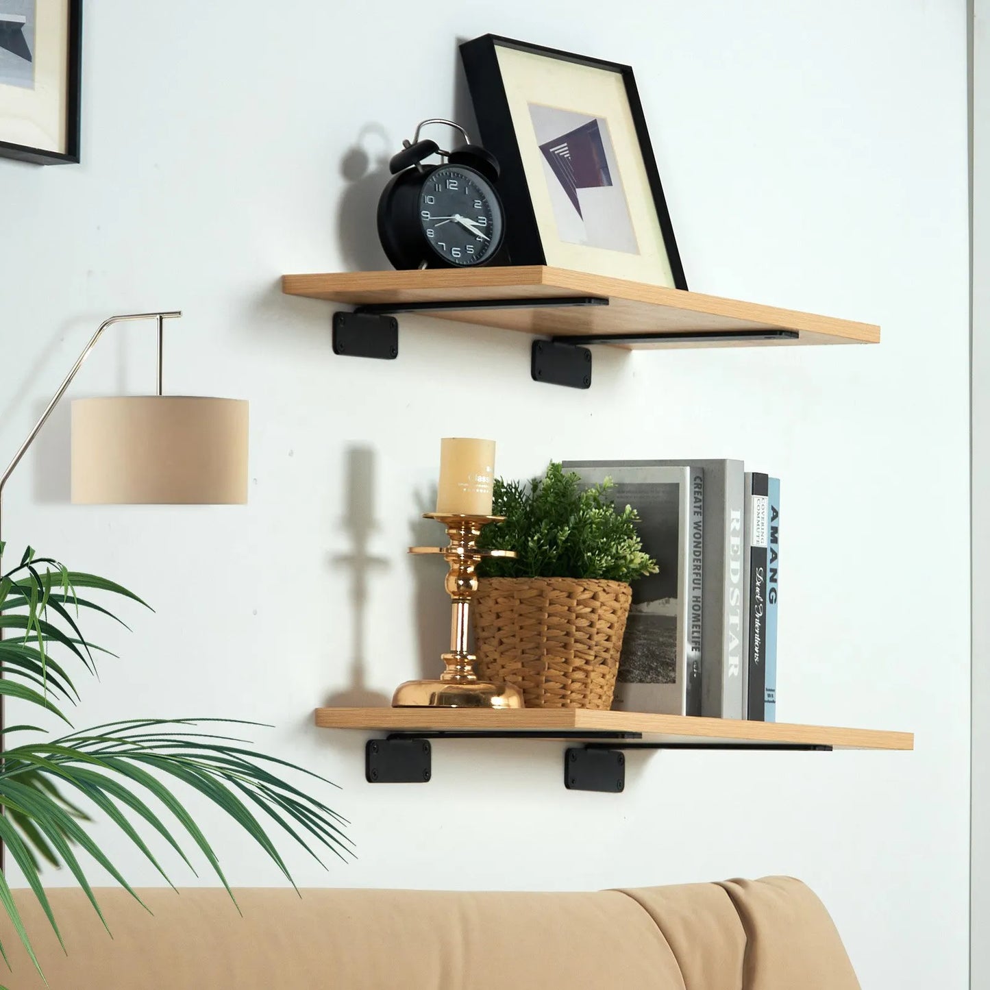 Shelf Bracket, 6” x 4” (15cm x 20cm) 6 Pcs