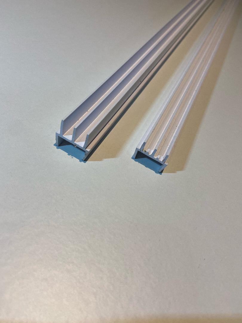 Clip On Vivarium Track Top And Bottom White 15mm Board 4mm Glass Free ...