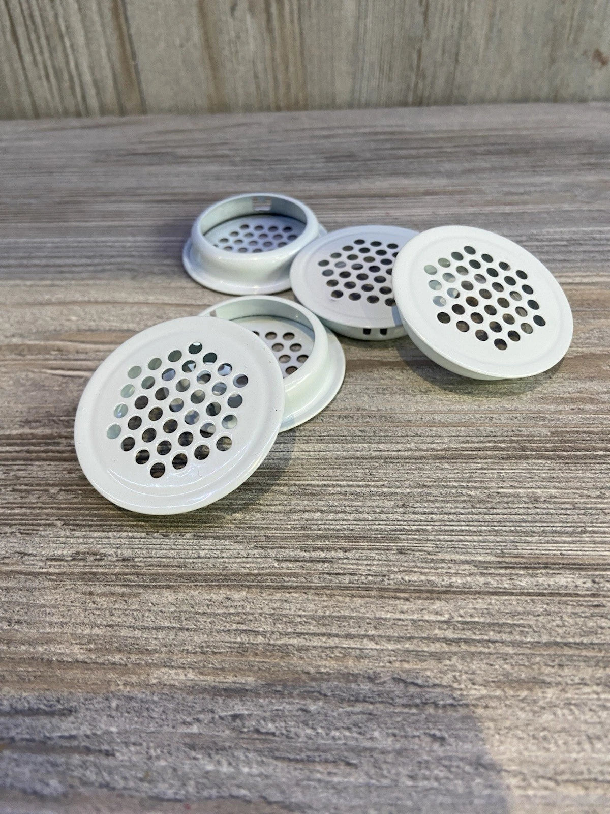 5 White Steel Vivarium Vent 35mm